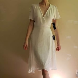 LULUS NWT White Wrap Dress